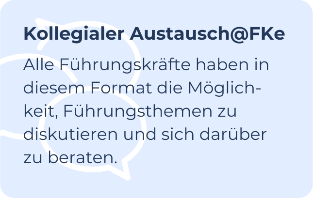 Formate für die Führungskräfte