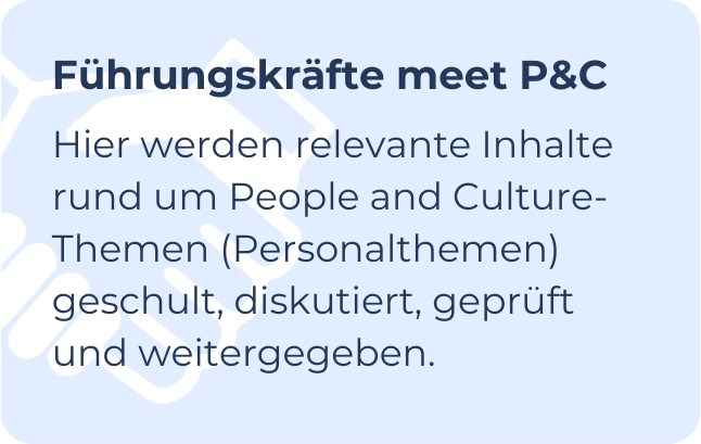 Formate für die Führungskräfte